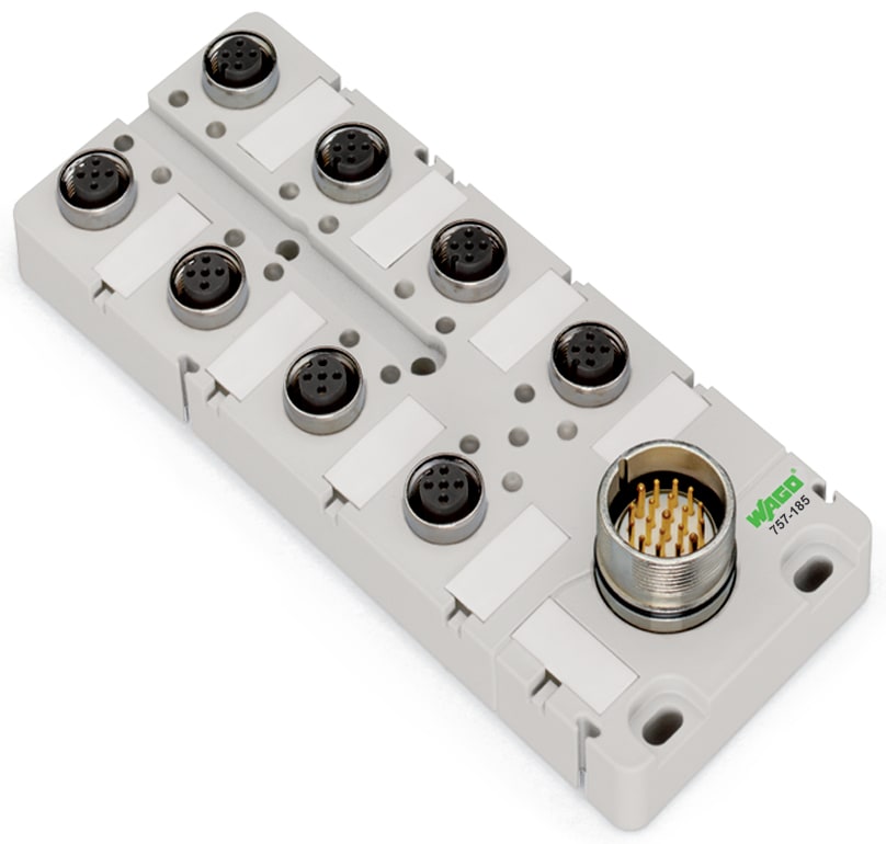 WAGO ELETTRONICA - Box per sensore/attuatore M12.8 vie.4 poli