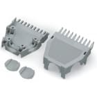 WAGO ELETTRONICA - Custodia antistrappo.per connettori maschio e femmina.due parti.grigio