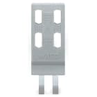 WAGO ELETTRONICA - Piastrina antistrappo.per connettori maschio e femmina.monopezzo.grigio