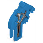 WAGO ELETTRONICA - Modulo terminale per connettore femmina 1 conduttore angolato.CAGE CLAMP®.4 mm².blu