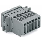 WAGO ELETTRONICA - Connettore maschio per 1 conduttore.CAGE CLAMP®.4 mm².grigio