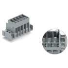 WAGO ELETTRONICA - Connettore maschio THT.Pin a saldare 1,0 x 1,0 mm.dritto.giallo-verde, grigio