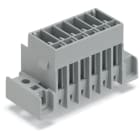 WAGO ELETTRONICA - Connettore maschio THT.Pin a saldare 1,0 x 1,0 mm.dritto.grigio
