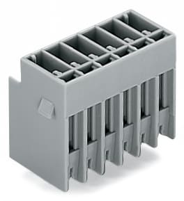 WAGO ELETTRONICA - Connettore maschio THT.Pin a saldare 1,0 x 1,0 mm.dritto.grigio