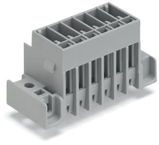 WAGO ELETTRONICA - Connettore maschio THT.Pin a saldare 1,0 x 1,0 mm.dritto.grigio