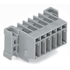 WAGO ELETTRONICA - Connettore maschio THT.Pin a saldare 1,0 x 1,0 mm.angolato.grigio 769-674/003-000