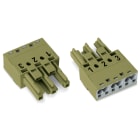 WAGO ELETTRONICA - Presa.3 poli.Cod. B.verde chiaro