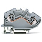 WAGO ELETTRONICA - Morsetto passante per 2 conduttori.6 mm².adatto per applicazioni Ex e II.grigio chiaro