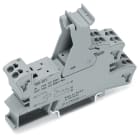 WAGO ELETTRONICA - Zoccolo per relè.2 contatti in scambio.per relè di base di 25 mm.grigio