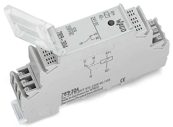 WAGO ELETTRONICA - Modulo relè.Tensione nominale d'ingresso: 24 V AC.1 contatto NA