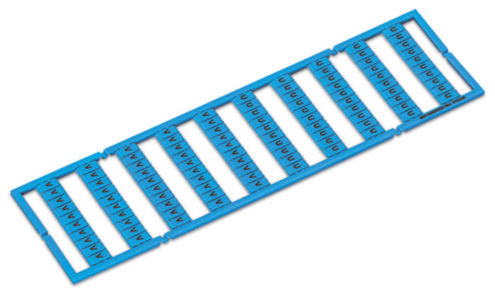 WAGO ELETTRONICA - Scheda di marcatura WMB.come scheda.MARCATO.blu
