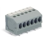 WAGO ELETTRONICA - Morsetto per circuito stampato.pulsante.1,5 mm².grigio