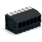WAGO ELETTRONICA - Morsetto per circuito stampato THR.pulsante.1,5 mm².nero