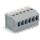 WAGO ELETTRONICA - Morsetto per circuito stampato.pulsante.1,5 mm².grigio 805-158