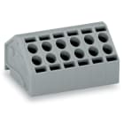 WAGO ELETTRONICA - Connettore femmina per 2 conduttori.1,5 mm².Passo pin 5 mm.grigio