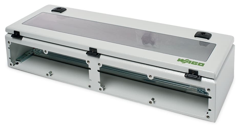 WAGO ELETTRONICA - Scatola IP65.Lamina di acciaio (RAL 7035).LxAxP (200x120x200 mm)