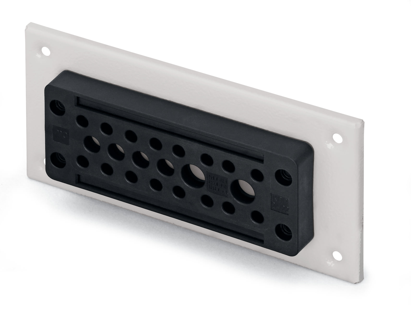 WAGO ELETTRONICA - Piastra entrata cavo.Piastra di ingresso cavo 22.Per piastra flangiata F204 + F304