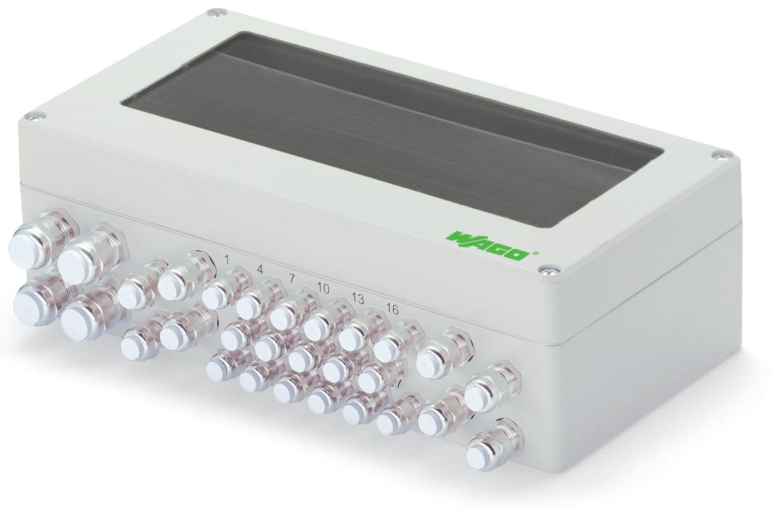 WAGO ELETTRONICA - Scatola IP65.Alluminio (RAL 7035).LxAxP (320x100x160 mm)