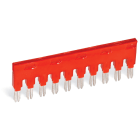 WAGO ELETTRONICA - Ponticello.per slot per ponticello.10 poli.rosso