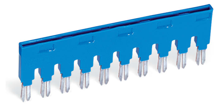 WAGO ELETTRONICA - Ponticello.per slot per ponticello.10 poli.blu