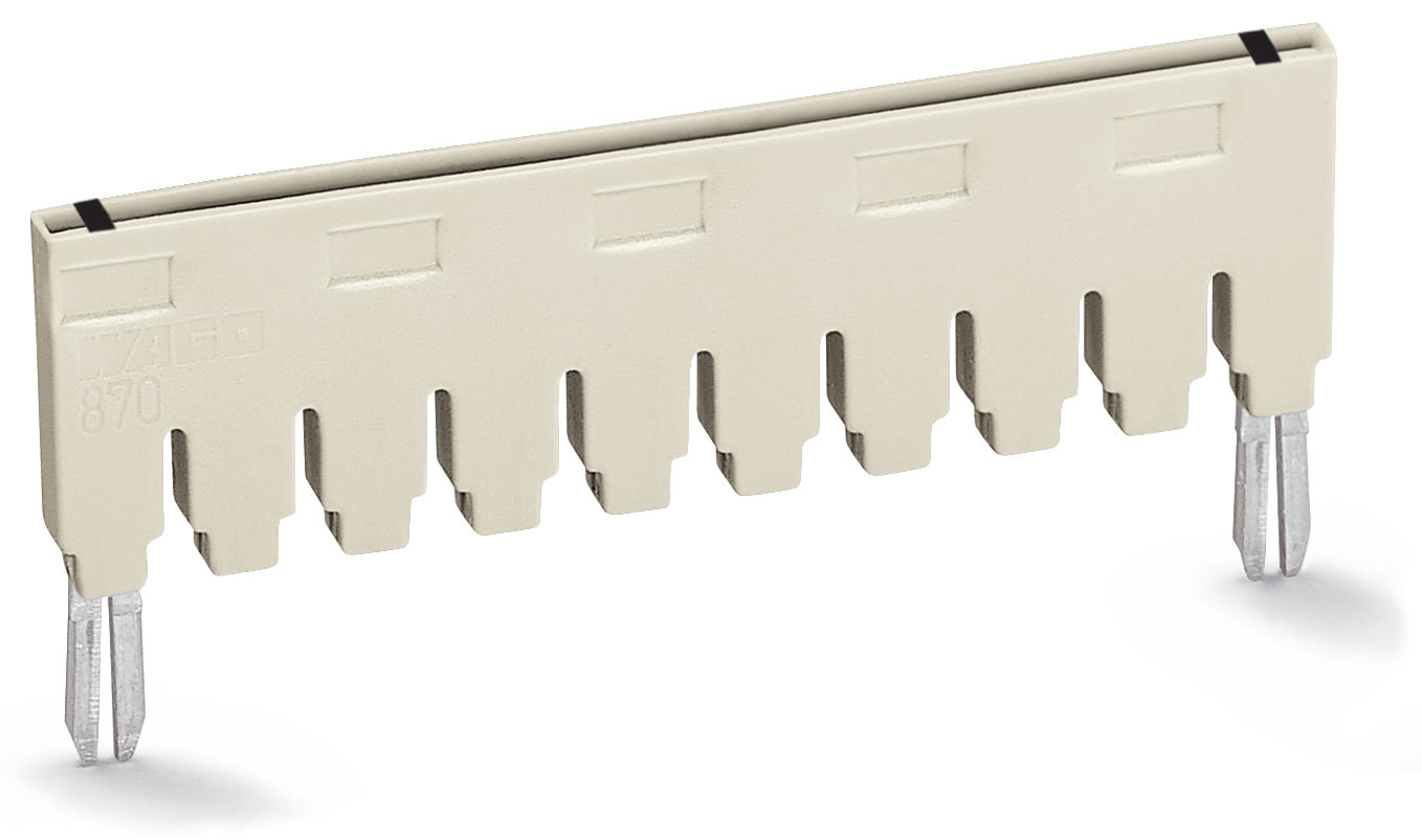 WAGO ELETTRONICA - Ponticello.da 1 a 9.isolato.grigio chiaro