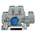 WAGO ELETTRONICA - Morsetto per componente.a due piani.con varistore.grigio