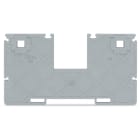WAGO ELETTRONICA - Piastra di separazione con presa per ponticello a barre.spessore 2 mm.larghezza 110,3 mm.grigio