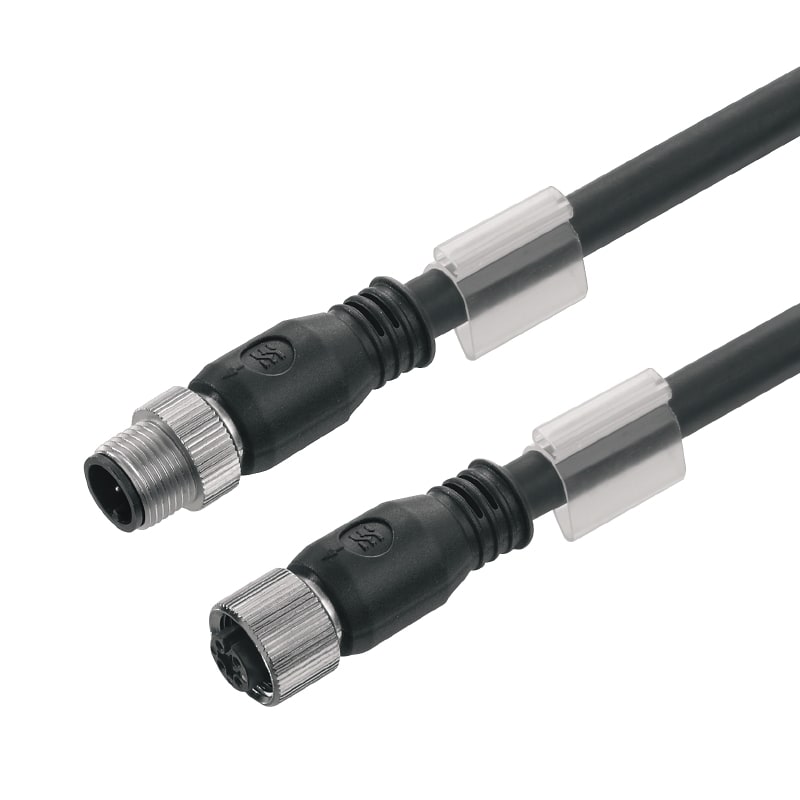 WEIDMULLER - Linea di collegamento a 4 poli FBC PA M12 M-FM 0.3M.