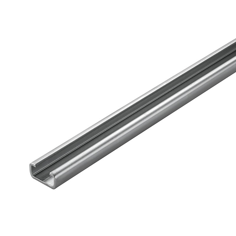 WEIDMULLER - Guida di supporto, Accessori, acciaio, zincato, Larghezza: 2000 mm, Posizione verticale: 10 mm, Profondità: 10 mm
