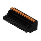 WEIDMULLER - Connettori per circuito stampato 320V 24A Passo 5.08mm 3.31mm² 11 poli PUSH IN attuatore Box BLF 5.08HC/11/90 SN BK BX. 1000120001