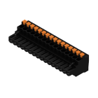 WEIDMULLER - Connettori per circuito stampato 320V 24A Passo 5.08mm 3.31mm² 16 poli PUSH IN attuatore Box BLF 5.08HC/16/90 SN BK BX. 1000170001