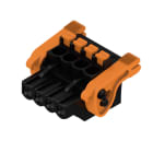 WEIDMULLER - Connettori per circuito stampato 320V 24A Passo 5.08mm 3.31mm² 4 poli PUSH IN attuatore Box BLF 5.08HC/04/90LR SN BK BX. 1000430001