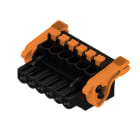 WEIDMULLER - Connettori per circuito stampato, 320V, 24A, Passo 5.08mm, 3.31mm², 6 poli, PUSH IN con attuatore, Box BLF 5.08HC/06/90LR SN BK BX.