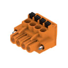 WEIDMULLER - Connettori per circuito stampato 320V 24A Passo 5.08mm 3.31mm² 4 poli PUSH IN con attuatore Box BLF 5.08HC/04/90F SN OR BX. 1002110000