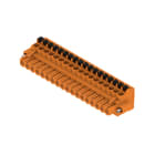 WEIDMULLER - Connettori per circuito stampato 320V 24A Passo 5.08mm² 3.31mm² 18 poli PUSH IN attuatore Box BLF 5.08HC/18/90F SN OR BX. 1002250000