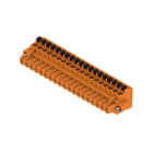 WEIDMULLER - Connettori per circuito stampato, 320V, 24A, Passo 5.08mm, 3.31mm², 19 poli, PUSH IN con attuatore, BLF 5.08HC/19/90F SN OR BX.