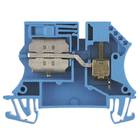 WEIDMULLER - Morsetto componibile per il conduttore di neutro, collegamento a vite, 6, 41 A, blu WNT 6 10X3 BE.