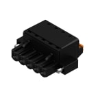 WEIDMULLER - Connettori per circuito stampato 320V 24A Passo 5.08mm 3.31mm² 5 poli PUSH IN attuatore Box BLF 5.08HC/05/180F SN BK BX. 1012670000