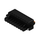 WEIDMULLER - Connettori per circuito stampato 320V 24A Passo 5.08mm 3.31mm² 9 poli PUSH IN attuatore Box BLF 5.08HC/09/180F SN BK BX. 1012720000