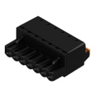 WEIDMULLER - Connettori per circuito stampato 320V 24A Passo 5.08mm 3.31mm² 7 poli PUSH IN attuatore Box BLF 5.08HC/07/180 SN BK BX. 1013480000