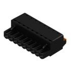 WEIDMULLER - Connettori per circuito stampato, 320V, 24A, Passo 5.08mm, 3.31mm², 9 poli, PUSH IN con attuatore, Box BLF 5.08HC/09/180 SN BK BX. 1013510000