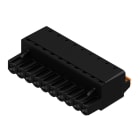 WEIDMULLER - Connettori per circuito stampato, 320V, 24A, Passo 5.08mm, 3.31mm², 10 poli, PUSH IN con attuatore, Box BLF 5.08HC/10/180 SN BK BX.