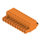 WEIDMULLER - Connettori per circuito stampato, 320V, 24A, Passo 5.08mm, 3.31mm², 10 poli, PUSH IN con attuatore, Box BLF 5.08HC/10/180 SN OR BX.