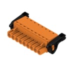 WEIDMULLER - Connettori per circuito stampato, 320V, 24A, Passo 5.08mm, 3.31mm², 9 poli, PUSH IN con attuatore, BLF 5.08HC/09/180LR SN OR BX. 1014450000