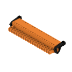 WEIDMULLER - Connettori per circuito stampato 320V 24A Passo 5.08mm 3.31mm² 18 poli PUSH IN attuatore Box BLF 5.08HC/18/180LR SN OR BX.