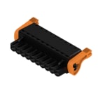 WEIDMULLER - Connettori per circuito stampato 320V 24A Passo 5.08mm 3.31mm² 10 poli PUSH IN attuatore Box BLF 5.08HC/10/180LH SN BK BX.