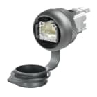 WEIDMULLER - Custodia portacomponenti su misura IP65 in stato chiuso RJ45 IDC IE-FCM-RJ45-FJ-B.