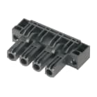 WEIDMULLER - Connettore 7.62mm BLL 7.62HP/03/90F 3.2SN BK BX.
