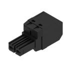 WEIDMULLER - Connettore 7.62mm BVF 7.62HP/02/180 SN BK BX.