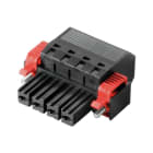 WEIDMULLER - Connettore 7.62mm BVF 7.62HP/06/180SF SN BK BX.
